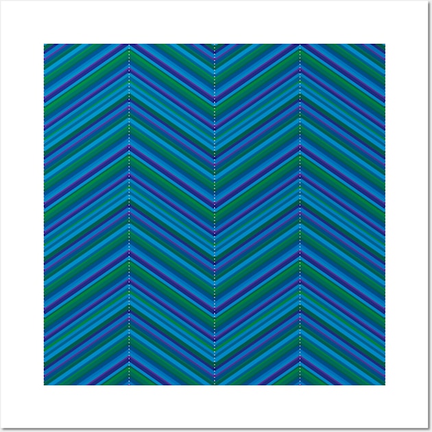 Stacked Chevrons Wall Art by PSCSCo